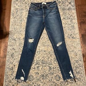 BKE Parker high rise ankle skinny jeans